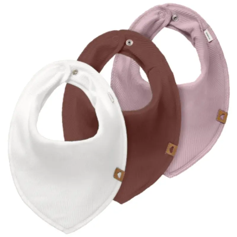 Name It Cloud Dancer Nbfyvette 3P Rib Scarf Bib 1