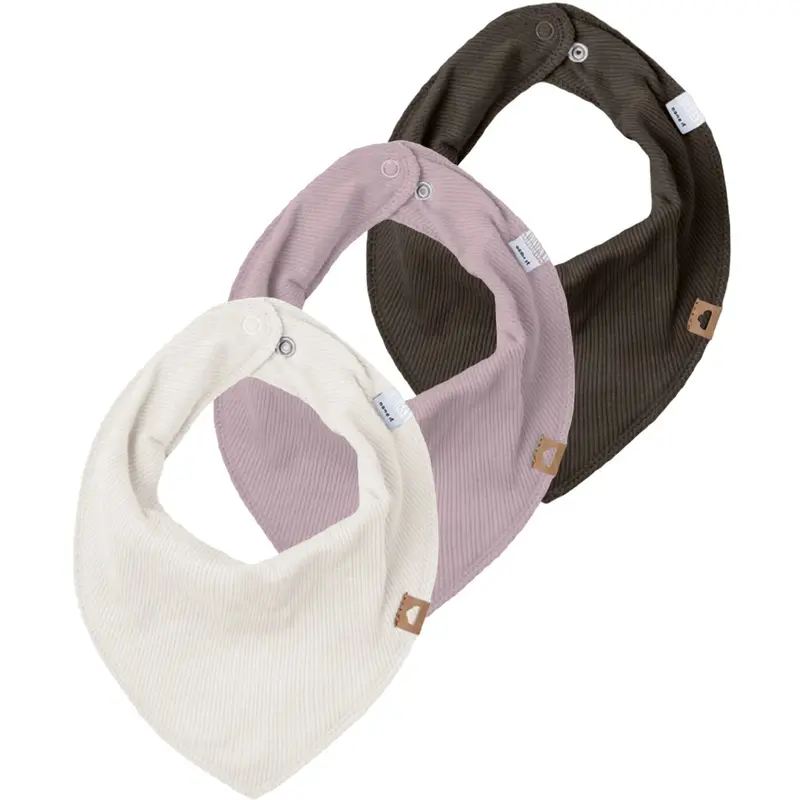 Name It Cloud Dancer Nbfyvettekoy 3P Scarf Bib Rib 1