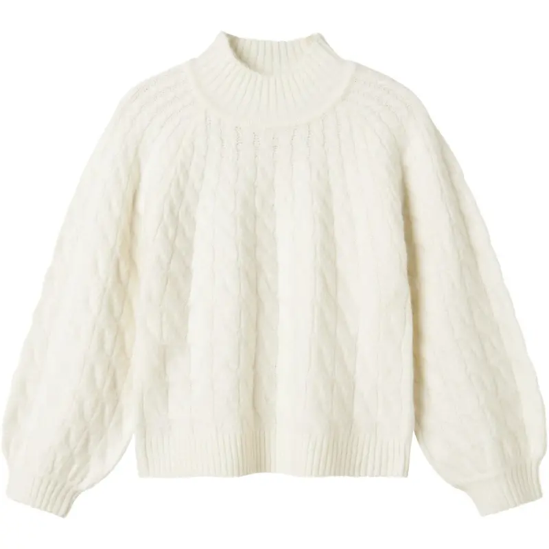 Name It Cloud Dancer Nkfnadalie Ls Knit 1
