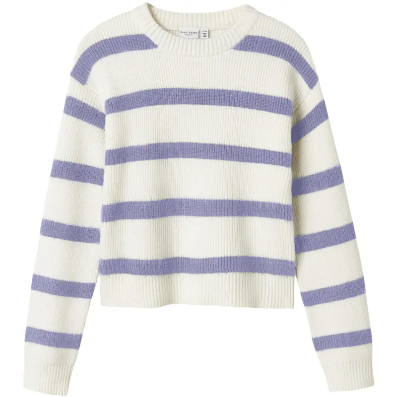 Name It Cloud Dancer Nkfvnilla Ls Sh Knit 1