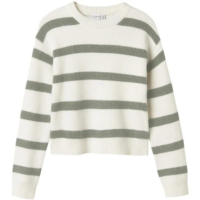 Name It Cloud Dancer Nkfvnilla Ls Sh Knit 1