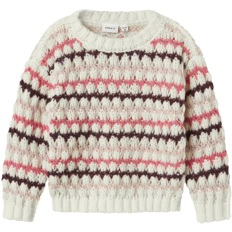 Name It Cloud Dancer Nmflene Ls Knit 1