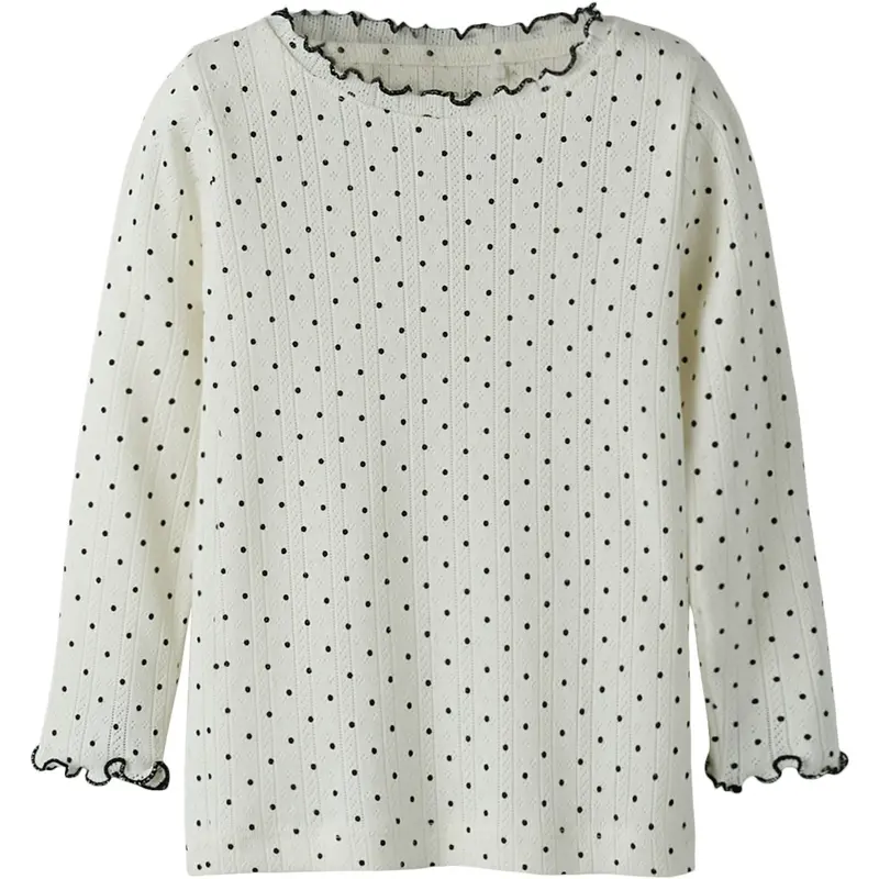 Name It Cloud Dancer Nmftania Ls Slim Top 1