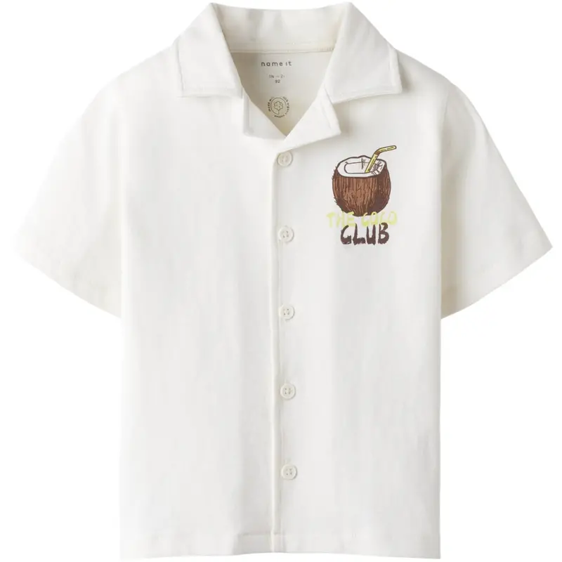 Name It Cloud Dancer Nmmhisher Nreg Ss Shirt 1