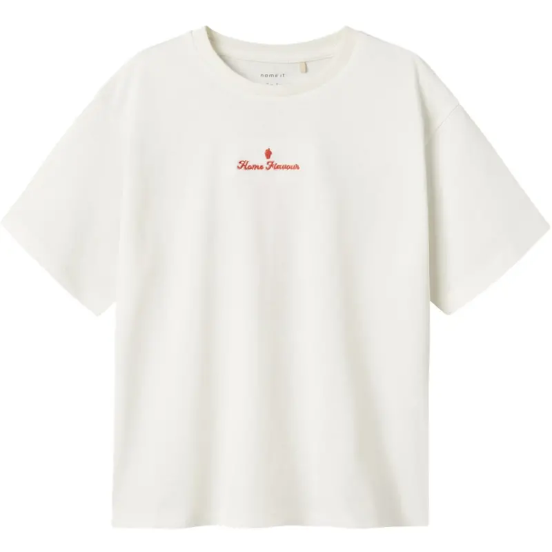 Name It Cloud Dancer Red Alert Nkfneata Ss Nreg Top 1