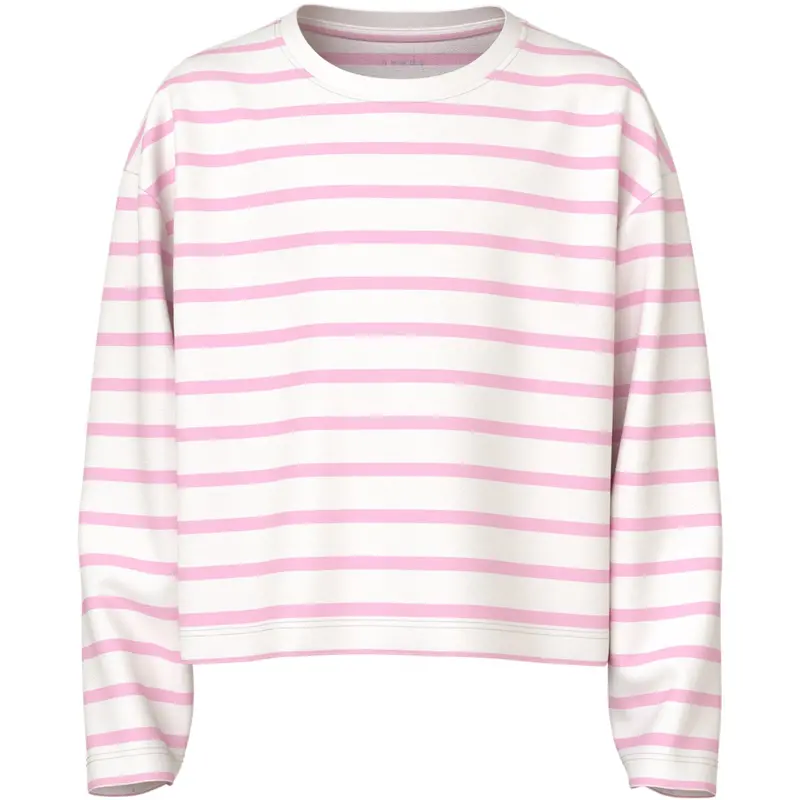 Name It Cloud Dancer Sweet Dreams Stripe Nkfvita Ls Short Rlx Top 1