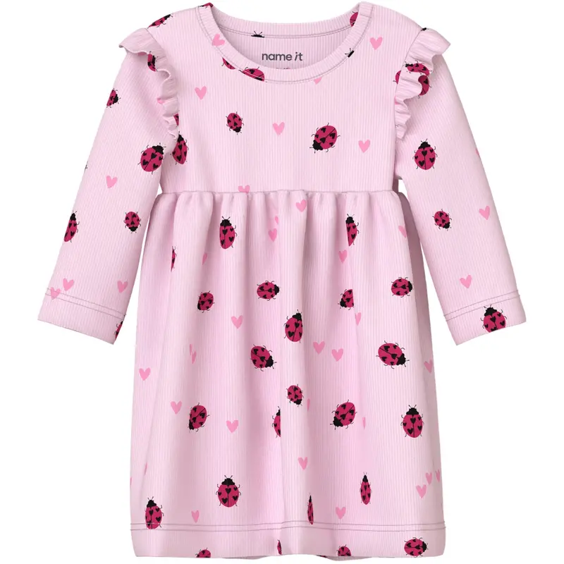 Name It Cradle Pink Nbfhaline Ls Dress 1