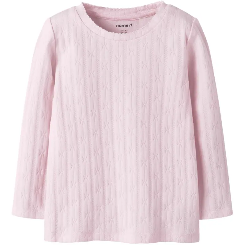 Name It Cradle Pink Nmffly Ls Slim Top 1