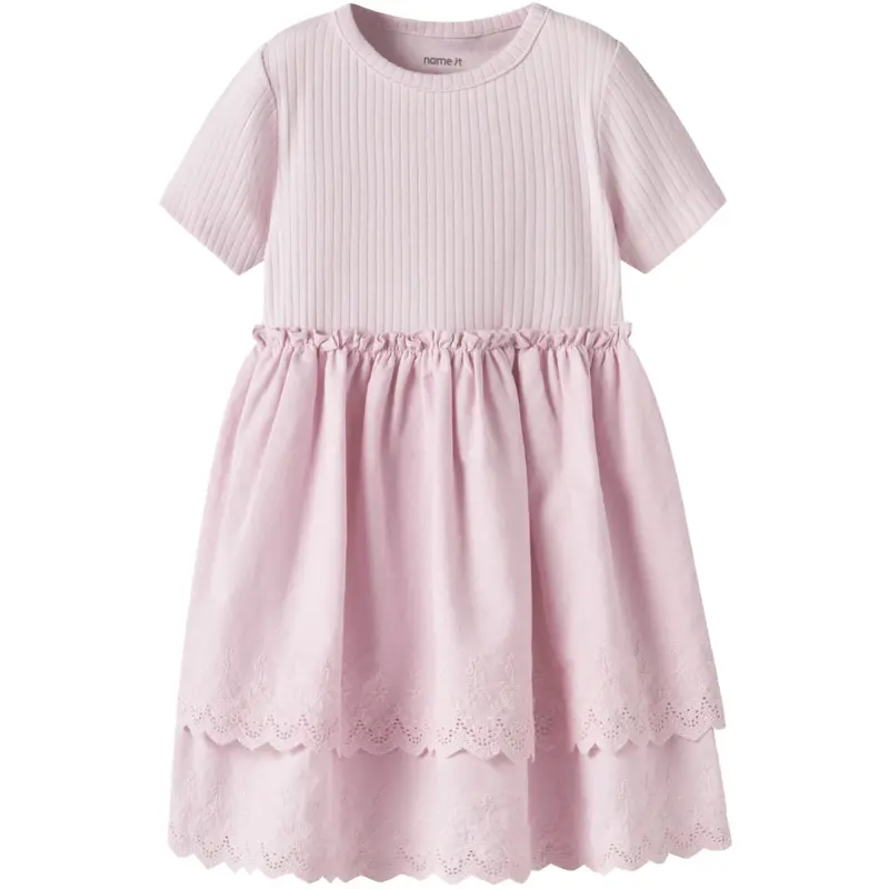 Name It Cradle Pink Nmfhavelle Ss Dress 1