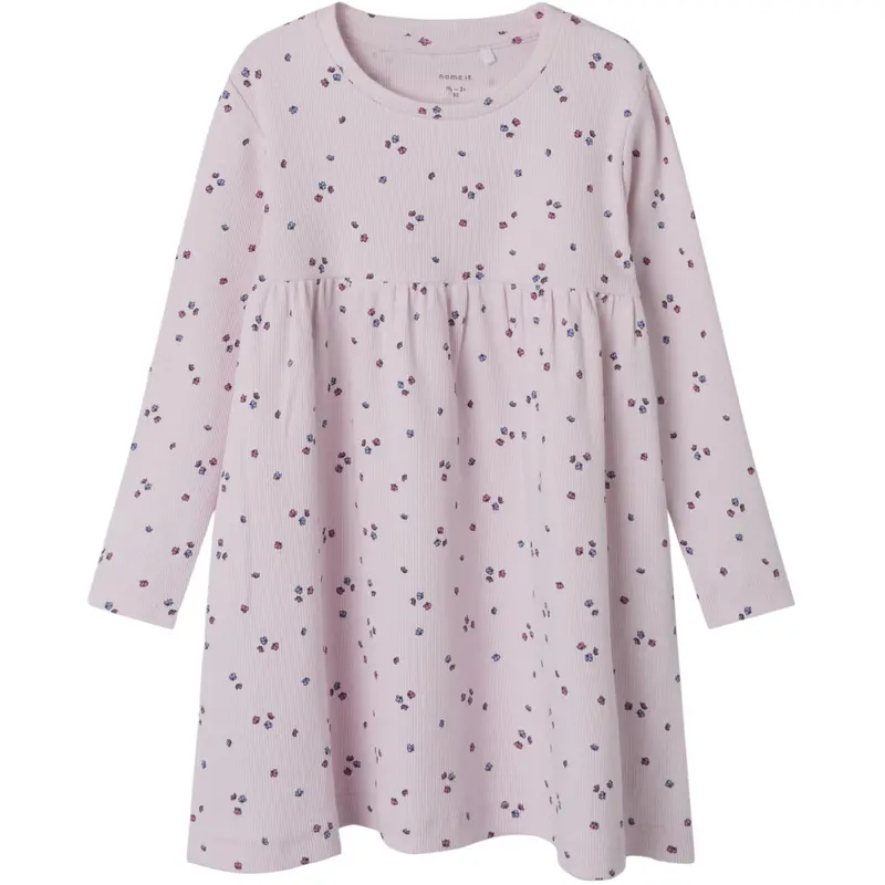 Name It Cradle Pink Nmfnelia Ls Dress Pb 1