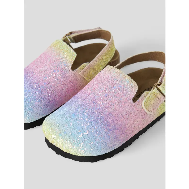 Name It Cradle Pink Rainbow Nmnavery Mules 5
