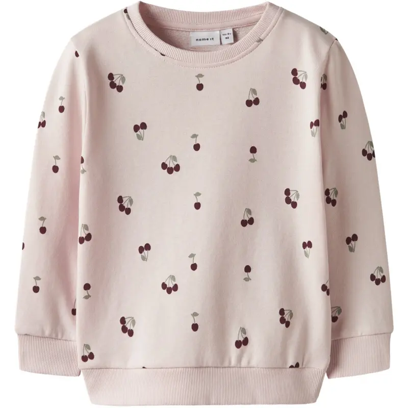 Name It Crystal Pink Nmfvalba Ls Sweat Unb Noos 1