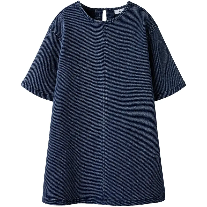 Name It Dark Blue Denim Nkfsof Dnm Dress 4041-Vr L 1