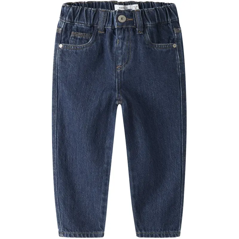 Name It Dark Blue Denim Nmmsilas Tapered Jeans 1570-Av O 1