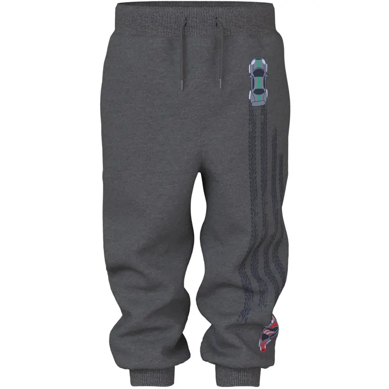 Name It Dark Grey Melange Cars Nmmvoltinus Nreg Swe Pants Bru 1