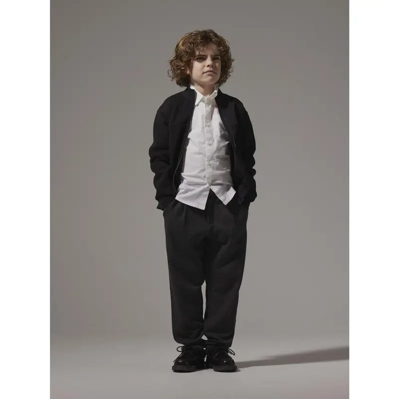 Name It Dark Grey Melange Nkmrobino Sweat Chino Pants Unb 2