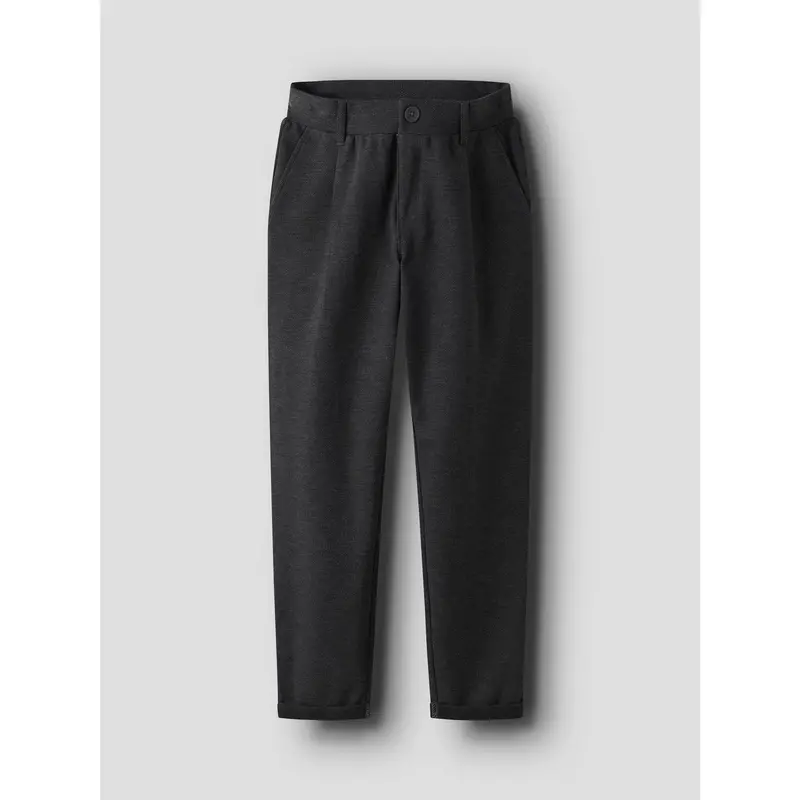 Name It Dark Grey Melange Nkmrobino Sweat Chino Pants Unb 5
