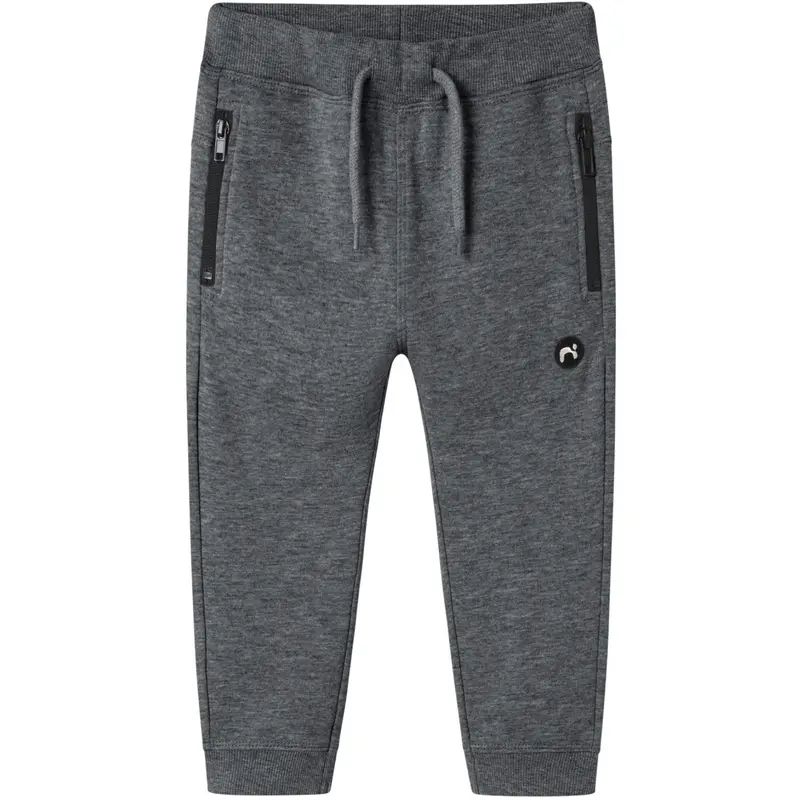 Name It Dark Grey Melange Nmmvimo Swe Pants Bru Noos 1