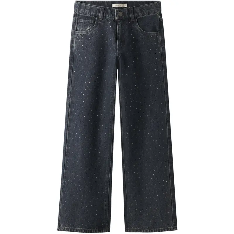 Name It Dark Midnight Denim Nkfrose Wide Rhine Jeans 2424-Im S 1