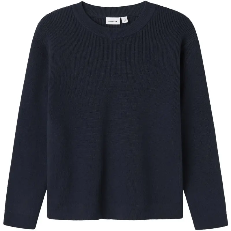 Name It Dark Sapphire Nkmnesolle Ls Pullover Knit Noos 1
