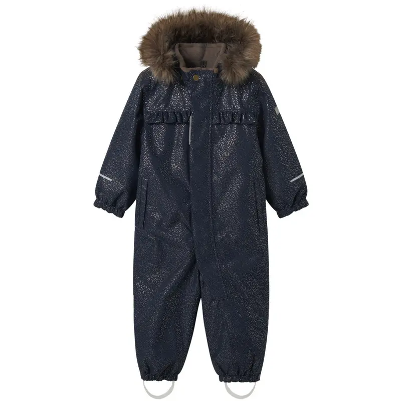 Name It Dark Sapphire Nmfsnow10 Suit Frill Glitter Fo 1