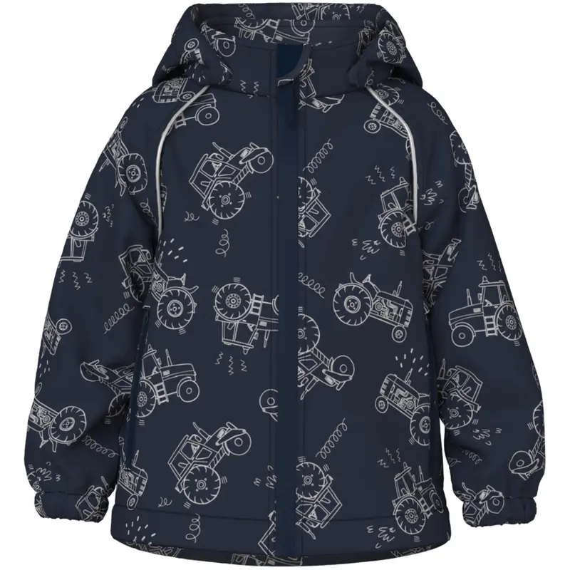 Name It Dark Sapphire Nmmalfa08 Softshell Jacket Ref Aop Fo 1
