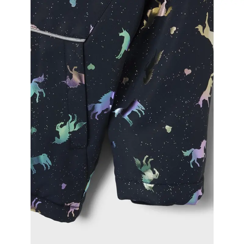 Name It Dark Sapphire Unicorn Nmfmaxi Pa Jacket Foil Aop Noos 4