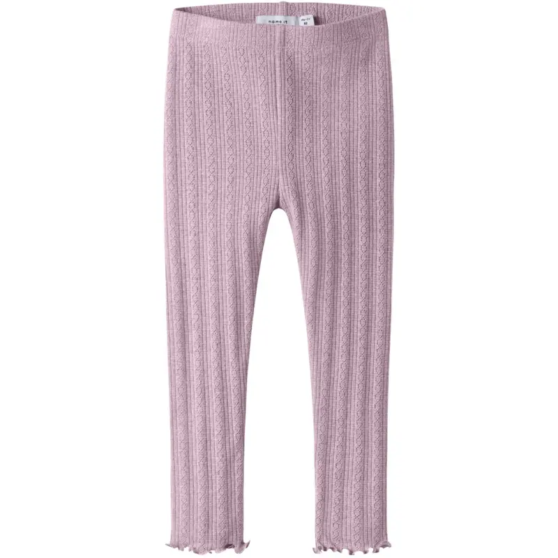 Name It Dawn Pink Melange Nmfblitta Xsl Leggings 1