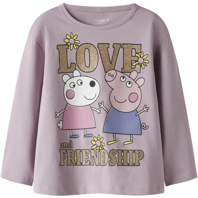 Name It Dawn Pink Nmfdada Peppa Ls Nreg Top Box Cplg 1