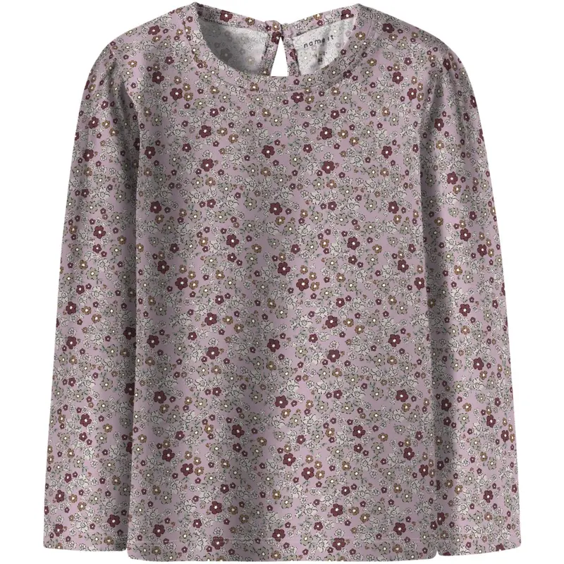 Name It Dawn Pink Nmftuline Ls Slim Top 1