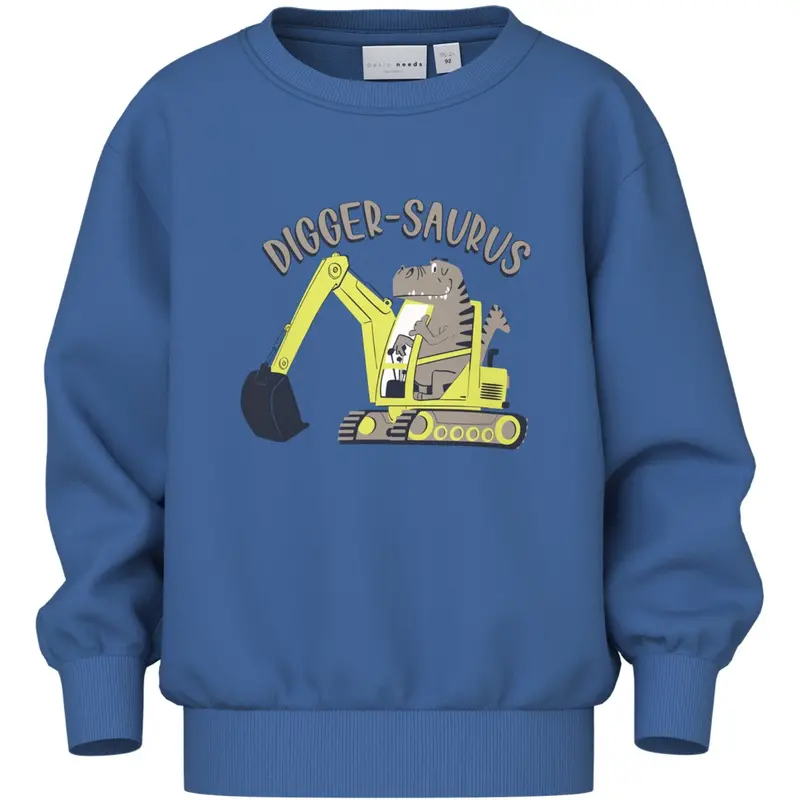 Name It Delft Dino Excavator Nmmvildar Ls Nreg Sweat Unb 1