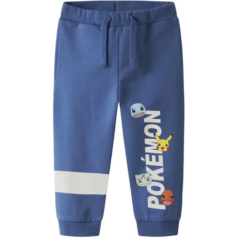 Name It Delft Nmmjussy Pokemon Nreg Swe Pants Bru Sky 1