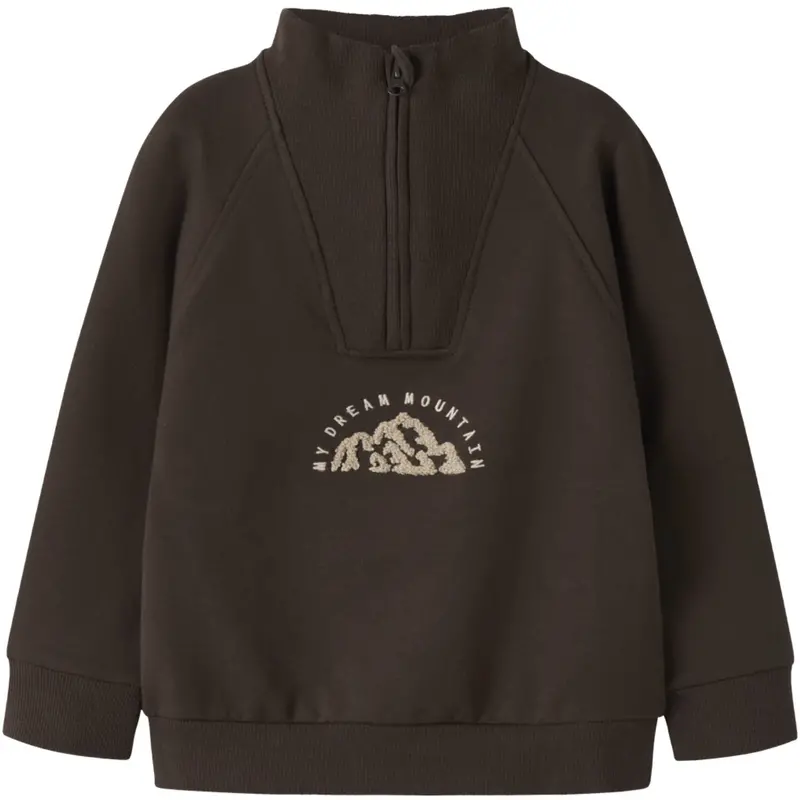 Name It Delicioso Nmmobie Ls Nreg Sweat Bru 1