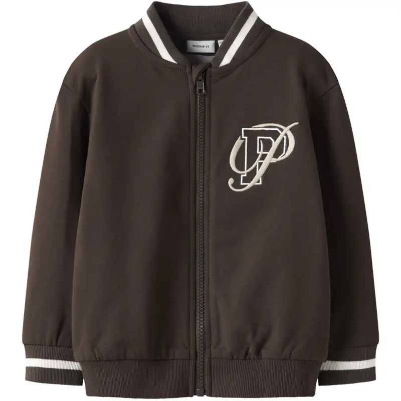 Name It Delicioso Nmmrohan Ls Nreg Sweat Card Bru 1