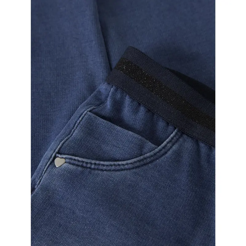 Name It Denim Blue Dark Sapphire Lurex Nmfsalli Slim Swe Jeans 1190-Bo Noos 2
