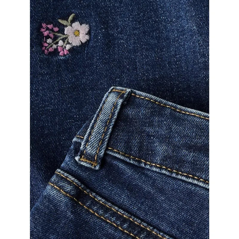 Name It Denim Blue Emb Nmfbella Mom Emb Jeans 1224-Fr Noos 2