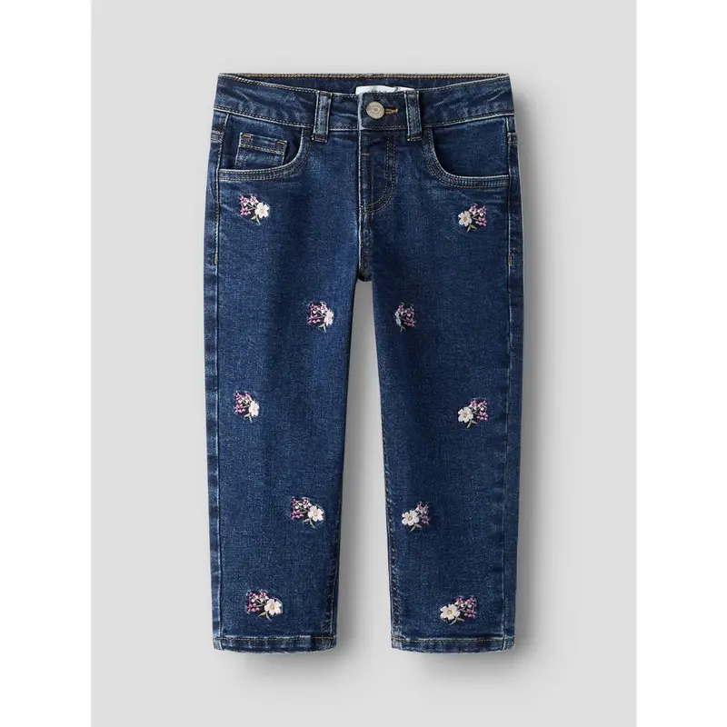 Name It Denim Blue Emb Nmfbella Mom Emb Jeans 1224-Fr Noos 4