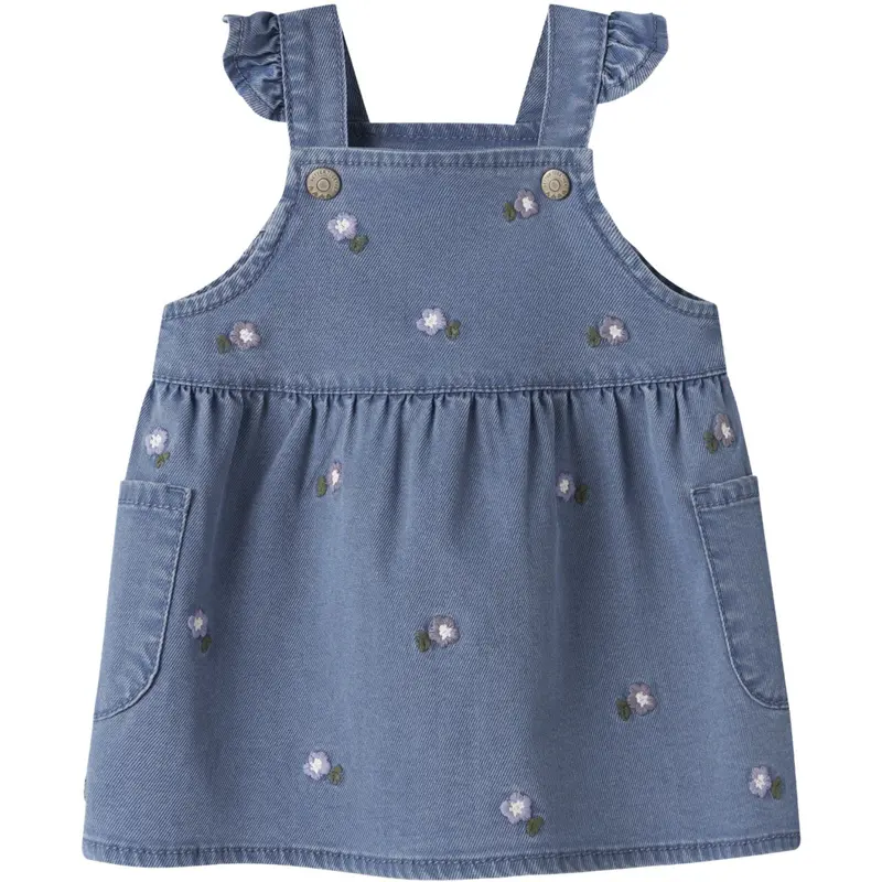 Name It Denim Blue Flower Emb Nbfsage Dnm Spencer 3606-Yb 1