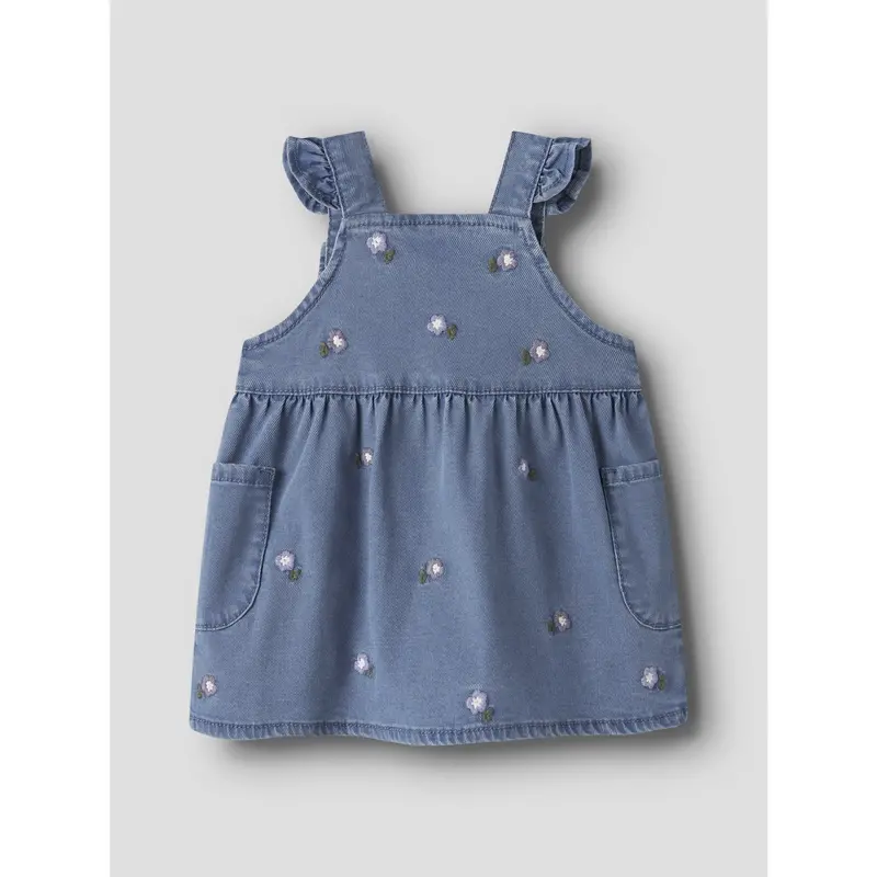 Name It Denim Blue Flower Emb Nbfsage Dnm Spencer 3606-Yb 2