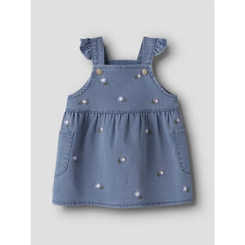 Name It Denim Blue Flower Emb Nbfsage Dnm Spencer 3606-Yb 3