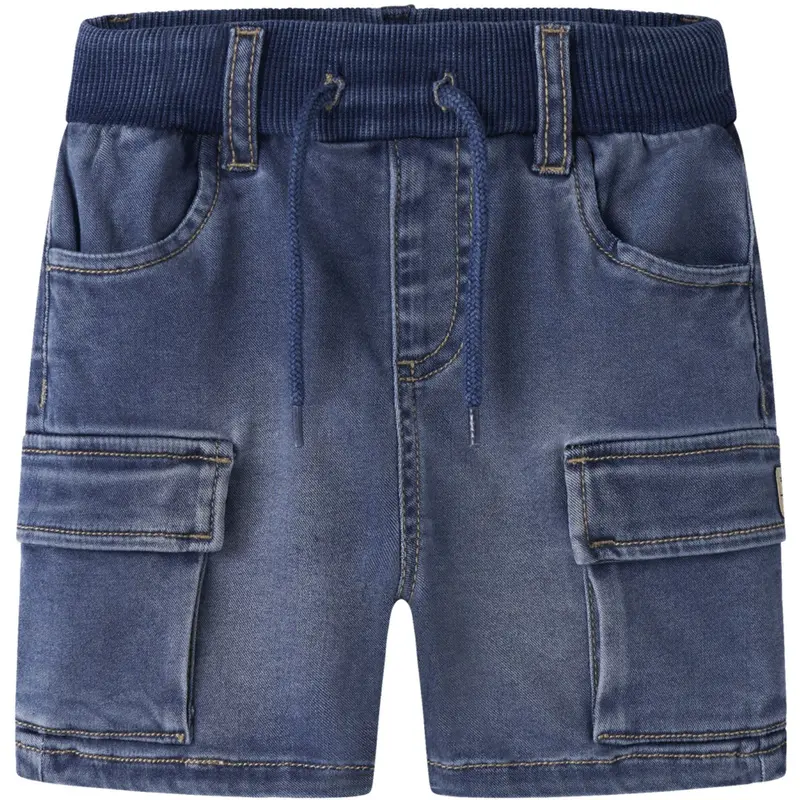 Name It Denim Blue Nmmben Baggy Dnm L Shorts 8610-To Noos 1