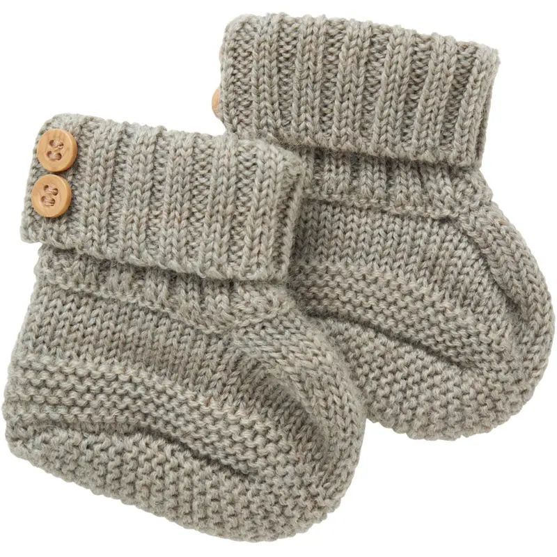 Name It Dried Sage Nbmwrilla Wool Knit Slippers 1