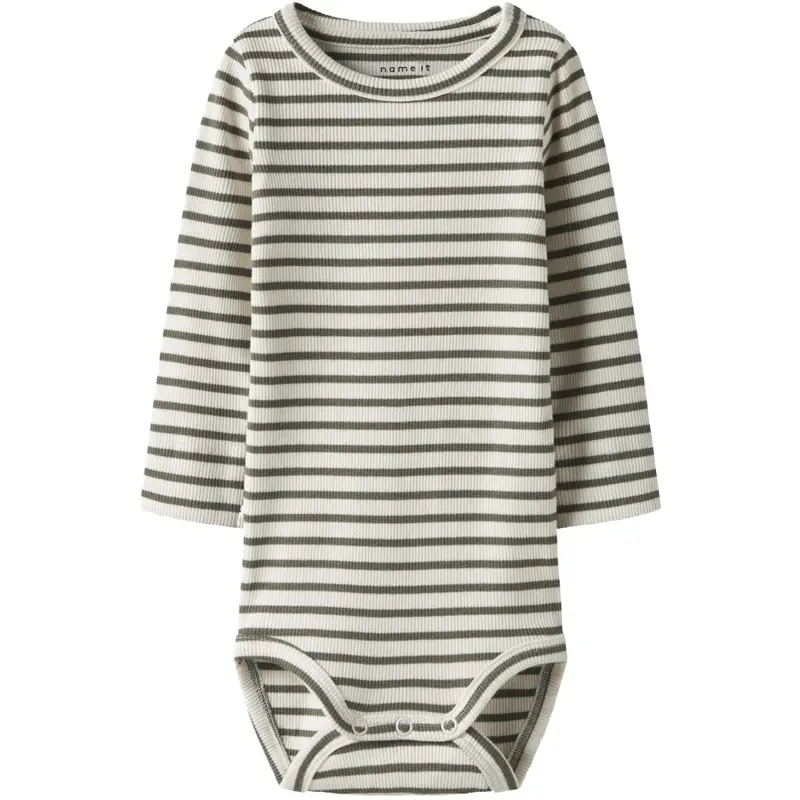 Name It Dusty Olive Nbnbani Ls Body Noos 1