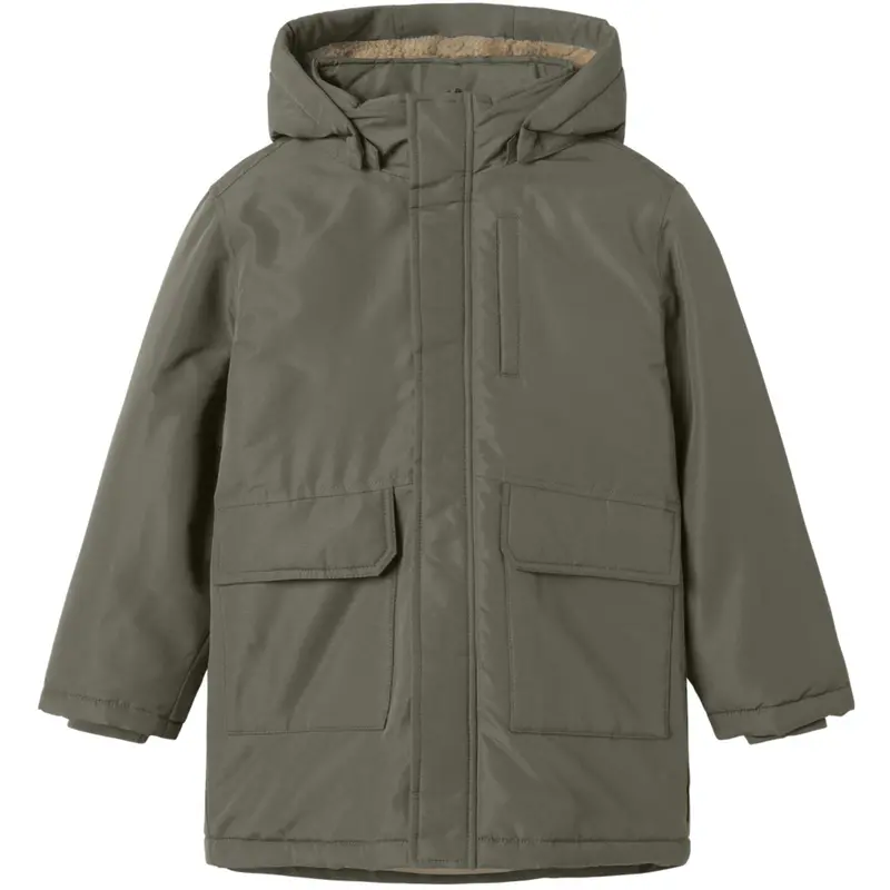 Name It Dusty Olive Nkmmarlow Parka Jacket Pb Fo 1