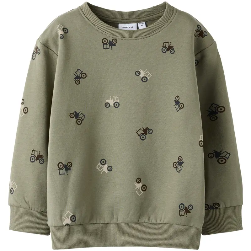 Name It Dusty Olive Nmmnivano Ls Nreg Swe Bru 1