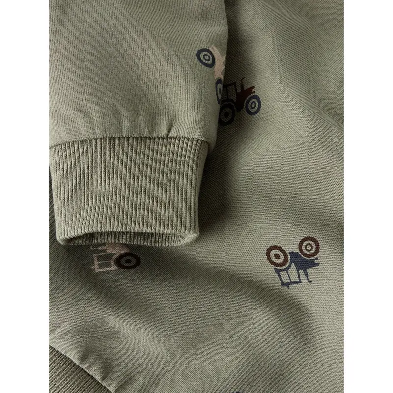 Name It Dusty Olive Nmmnivano Ls Nreg Swe Bru 2