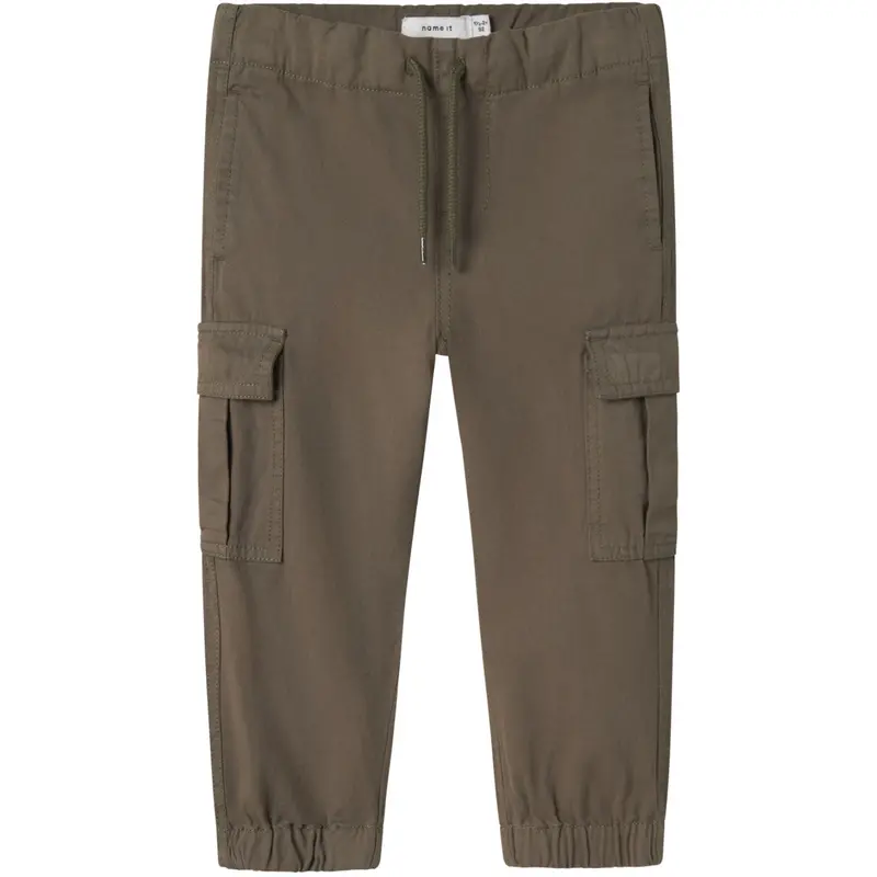 Name It Dusty Olive Nmmryan Twill Cargo Pants R 5553-Va Tb 1