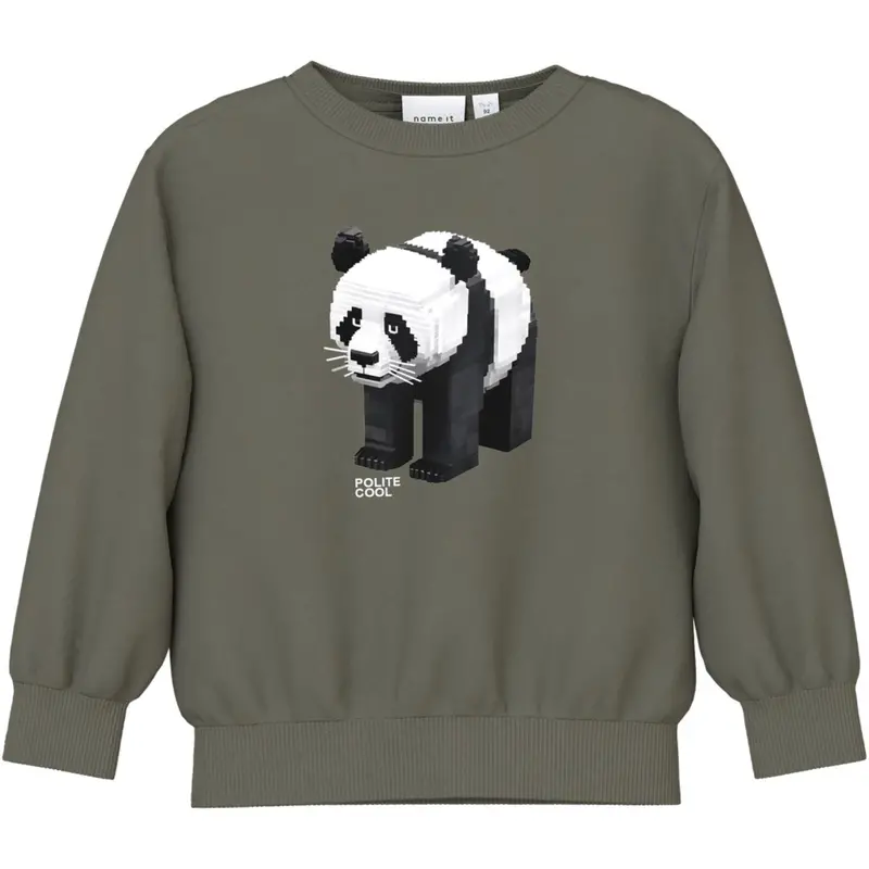 Name It Dusty Olive Nmmsigurt Ls Nreg Swe Bru 1