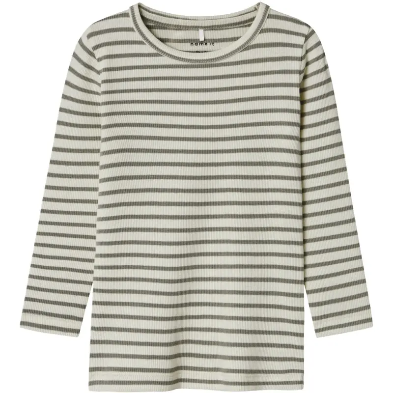 Name It Dusty Olive Nmnbani Ls Xsl Top Noos 1
