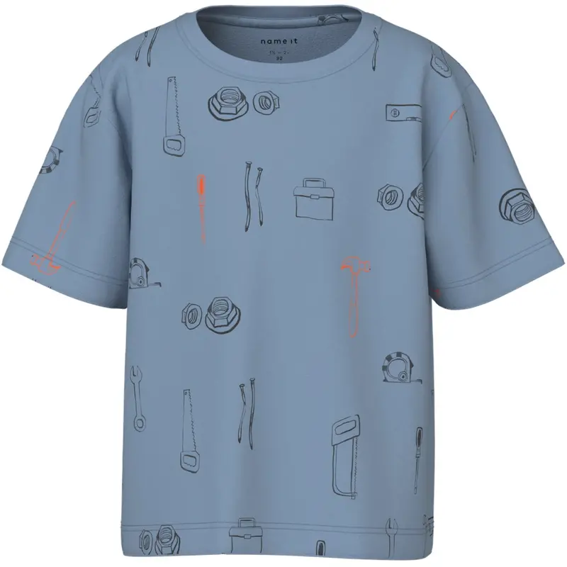 Name It Faded Denim Huxi Regular T-Shirt 1